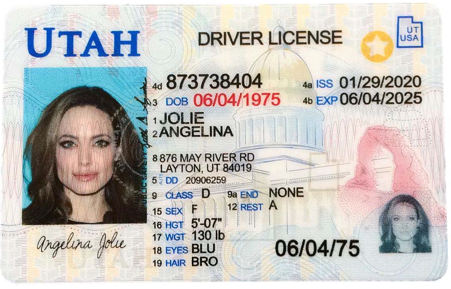 Fake Driving License - Utah